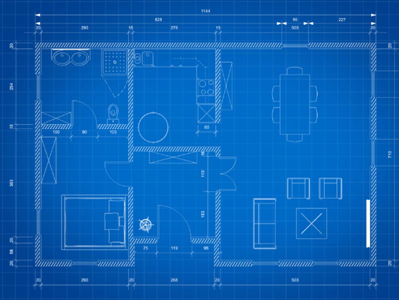 2D blueprint